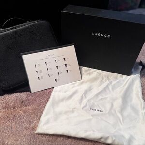 LaRuce Black Makeup Brush Set